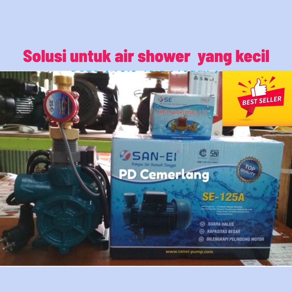 Pompa air pendorong booster pump san ei pendorong air toren otomatis flow switch