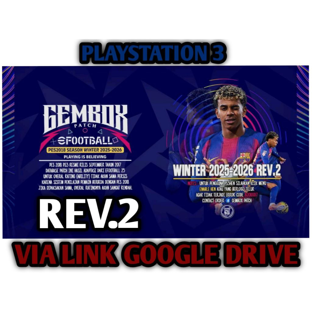 Game Bola PS3 GEMBOX PATCH