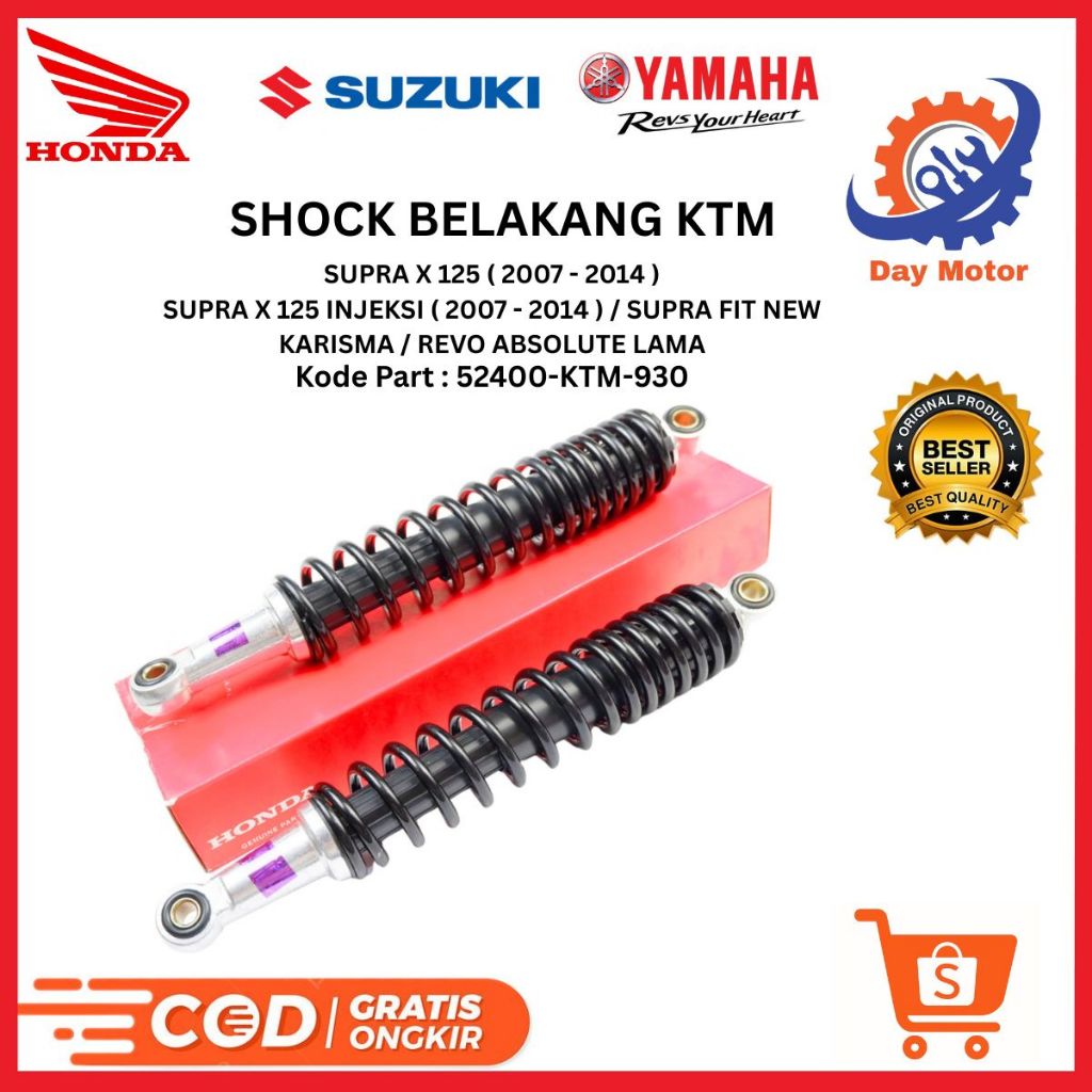 Shock Belakang Supra X 125 KTM Original