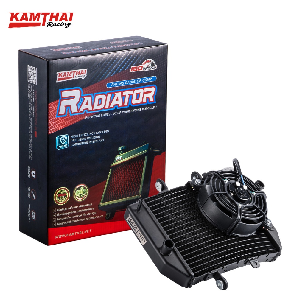 KAMTHAI racing Radiator  Hitam  Jupiter mx old mx new Radiator big besar jumbo 1 kipas