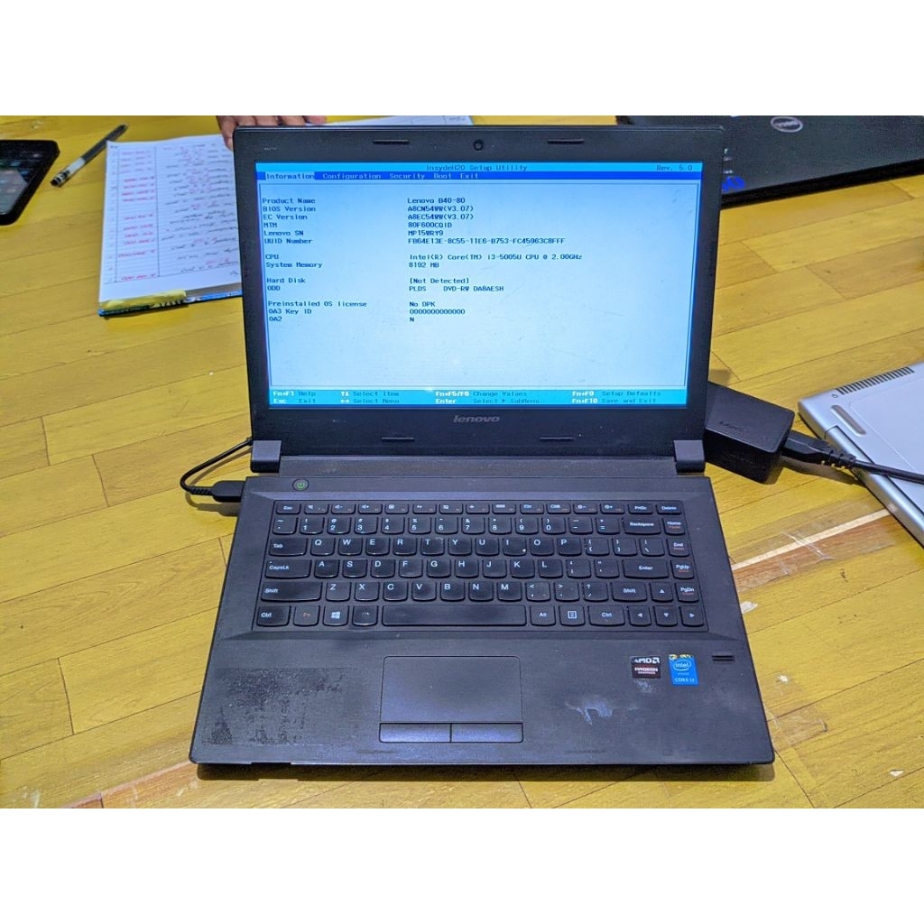 laptop lenovo B40-80, laptop lenovo B40-80 core i3 gen 5, lenovo B40-80 core i3