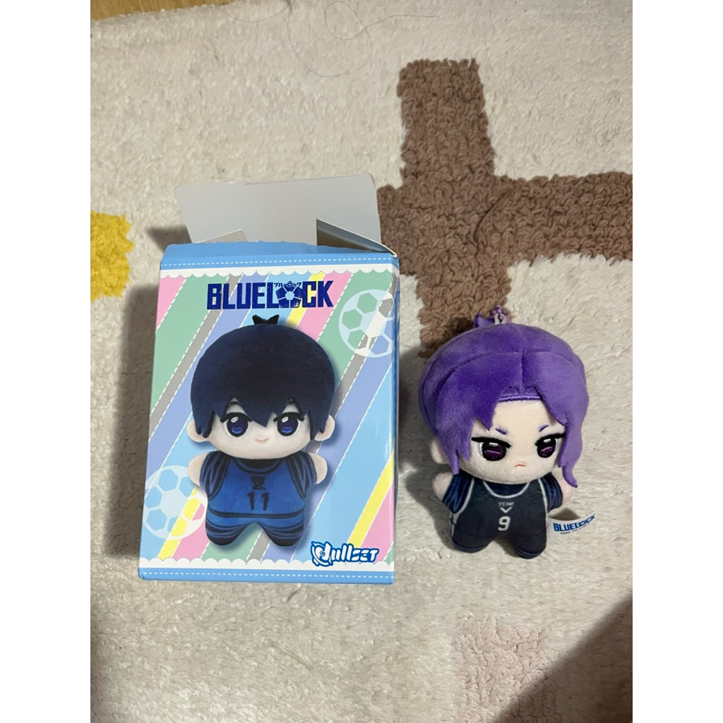 Blue lock anime reo plush keychain