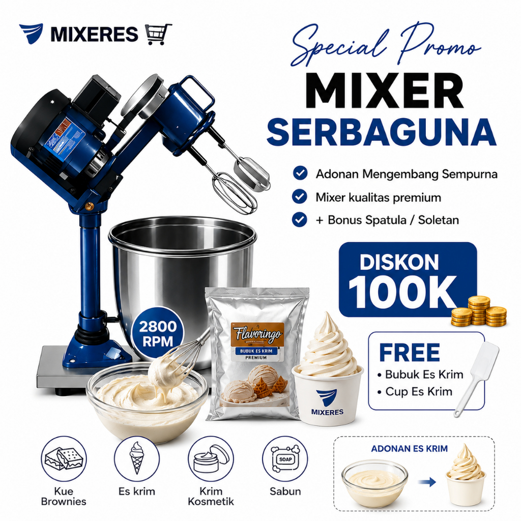 mixer roti cdi mixer buat adonan roti kapasitas 2kg mixer cake industri mixer adonan rakitan