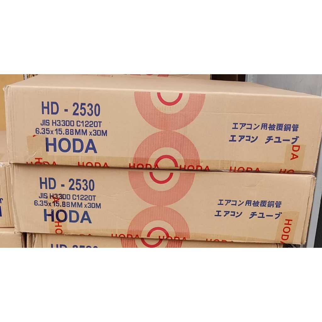 Pipa AC Hoda 2530 1/4 + 5/8 / Pipa Tembaga AC 30m/Roll