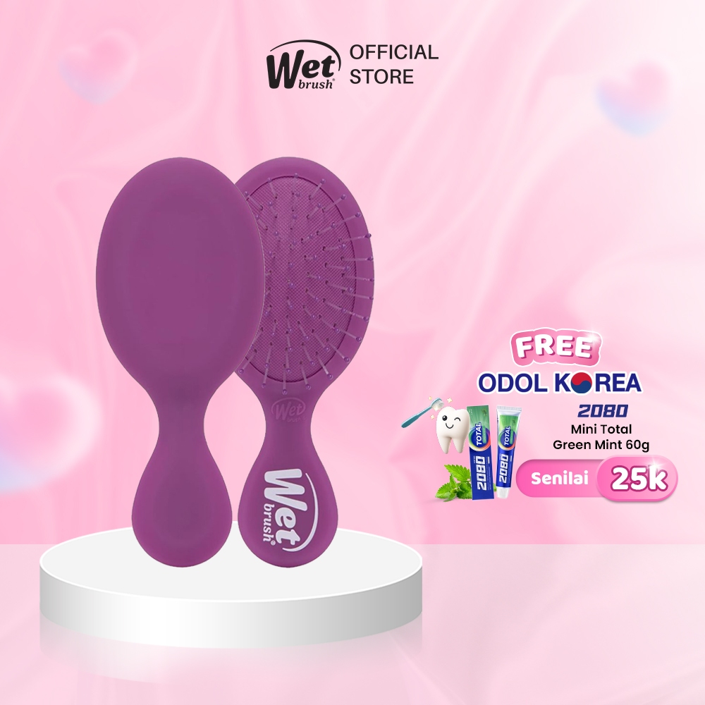 The Wet Brush Mini Frost Purple