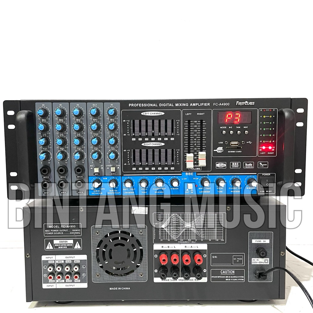 Amplifier Firstclass FC A4900 Original ampli firstclass fc a4900