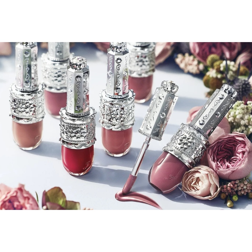 Jill Stuart Lip Lacquer Blooming Garland 04 Glowing Innocent Cosmos Pink Beige