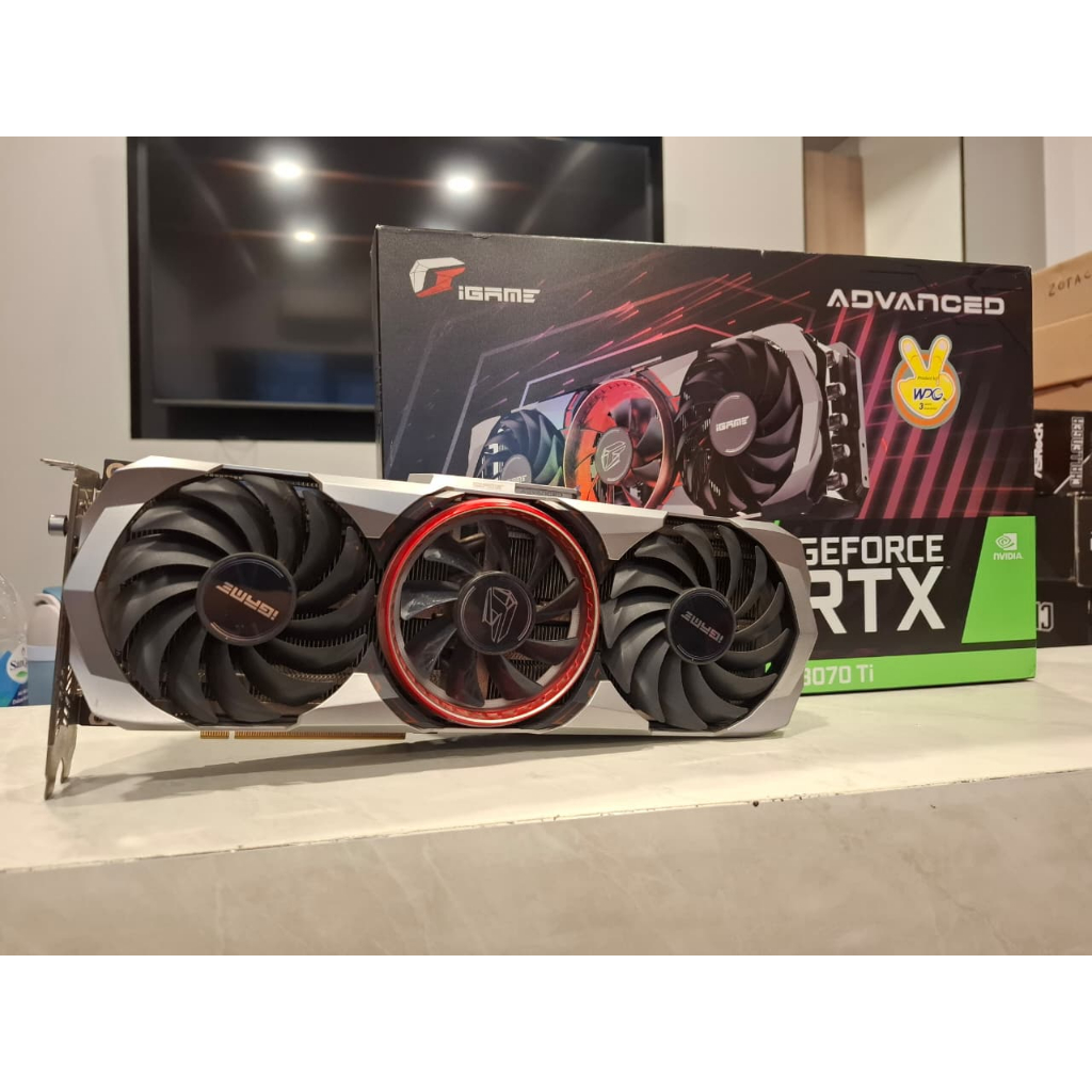 VGA Colorful iGame GeForce RTX 3070 Ti / 3070Ti Advanced OC 8GB GDDR6X - Second 2ND FULLBOX