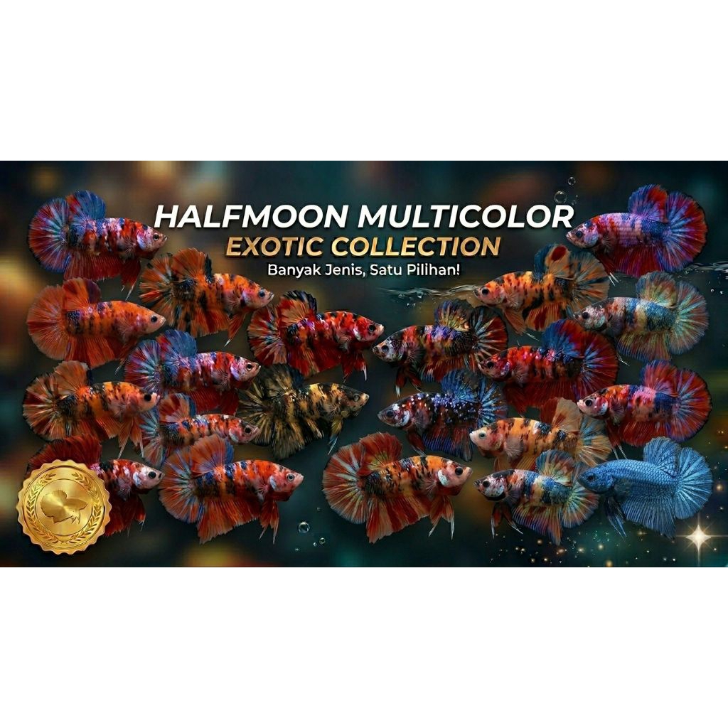 Halfmoon MultiColor Size M