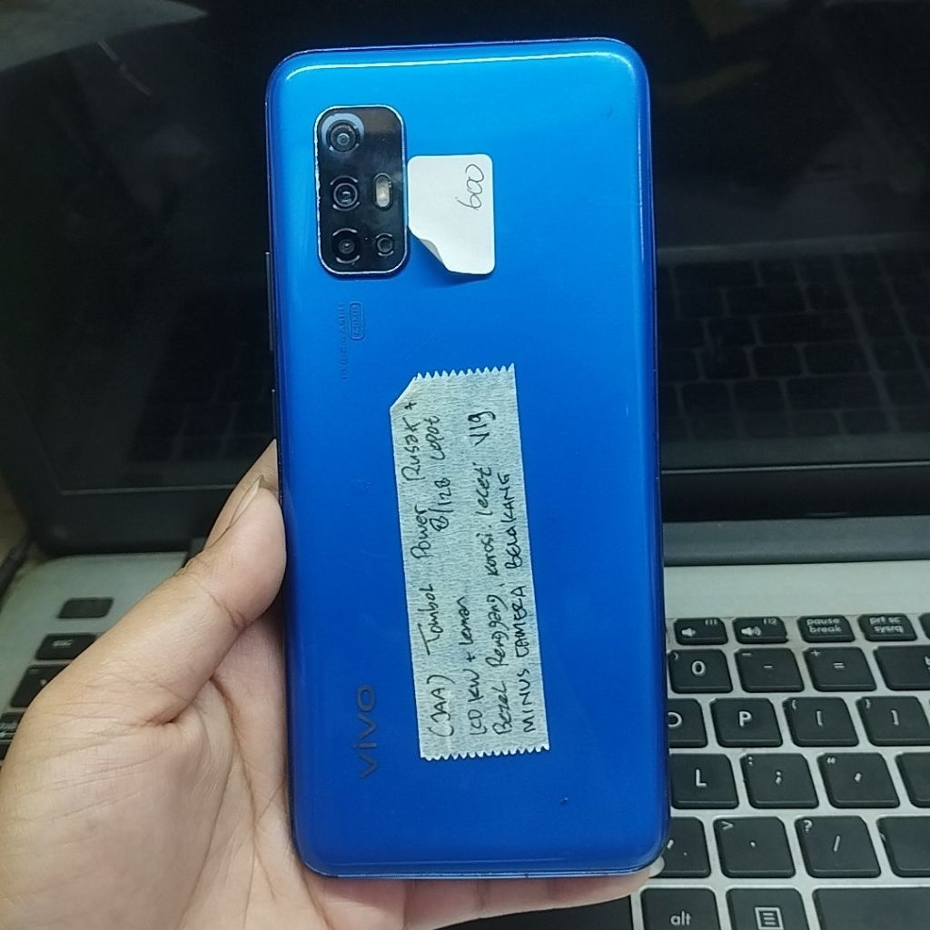 VIVO V19 8/128GB MINUS BACA DESKRIPSI