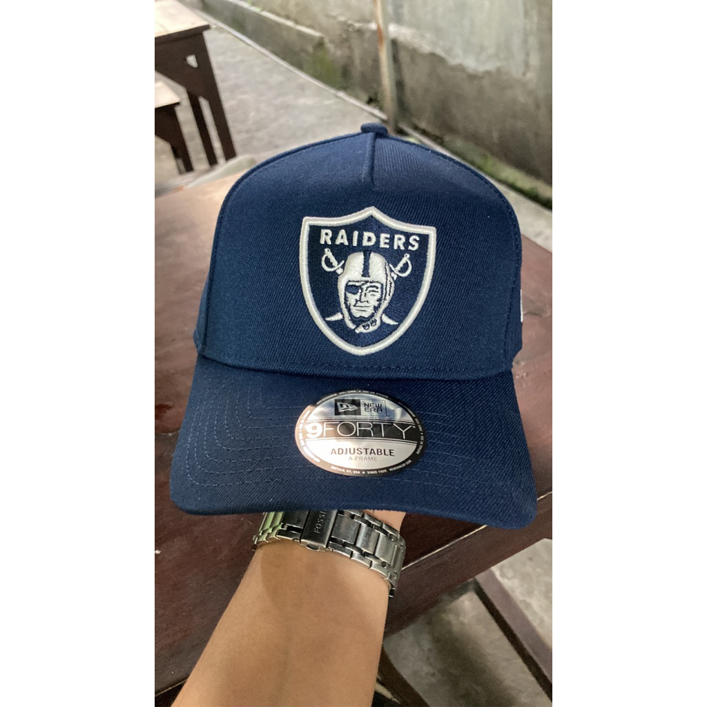 Topi New Era 9Forty Raiders NFL Navy