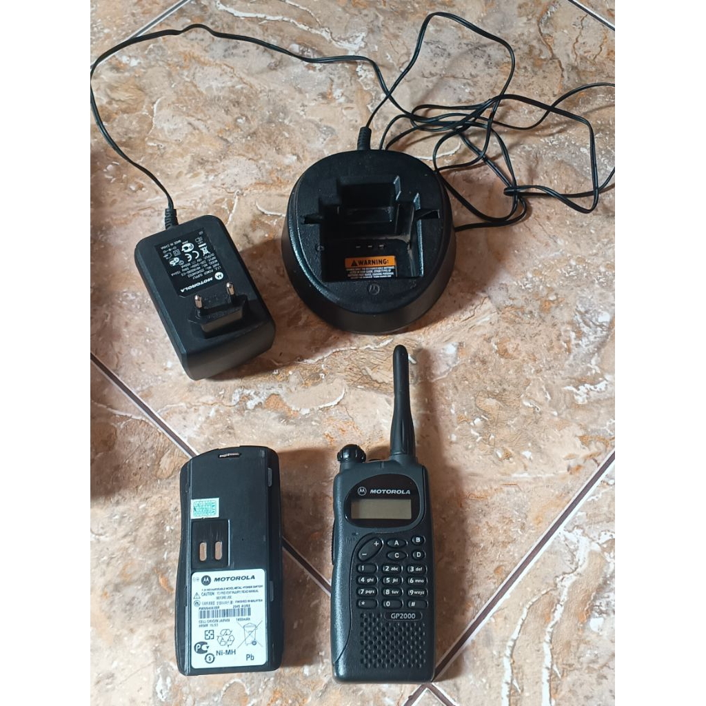 HT Motorola GP2000 UHF Baterai Baru