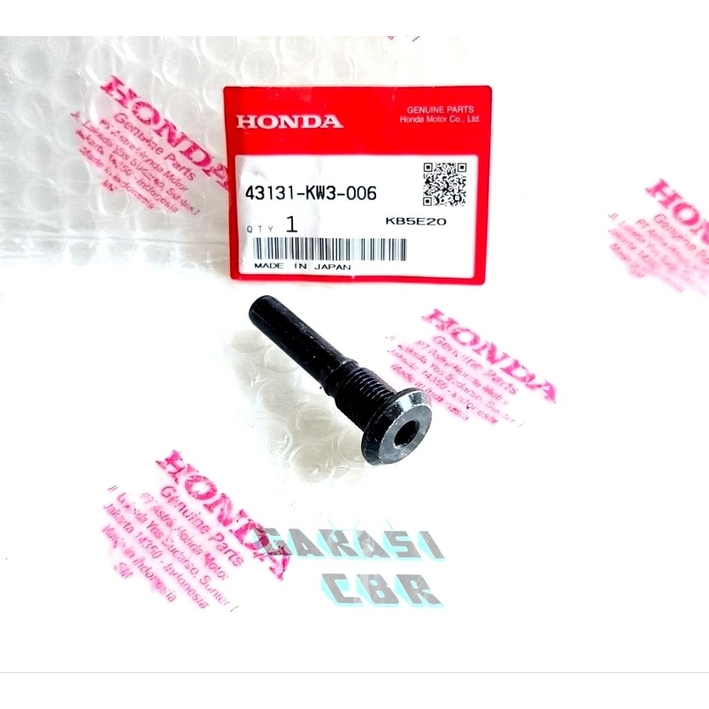 43131KW3006 - Baut Pin Honda CBR 250RR - Baut Kaliper Belakang CBR 250RR CBR 1000RR