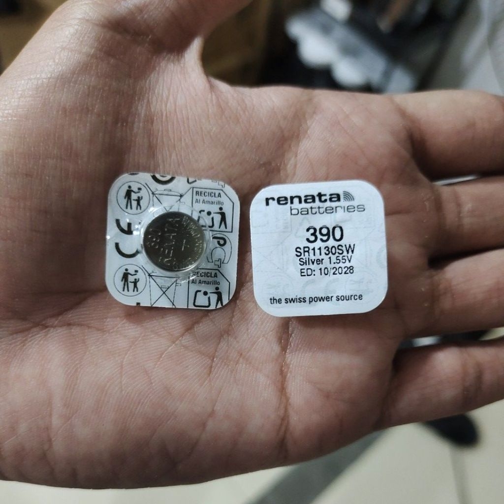 Baterai renata 390 sr1130sw swiss battery original || Baterai jam tangan Swatch original