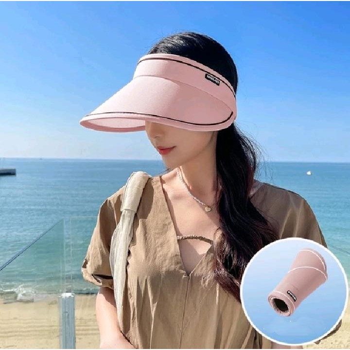TOPI FASHION WANITA MODEL KOREA STYLE  / TOPI WANITA PANTAI / TOPI WANITA GAYA  / TOPI WANITA IMPORT
