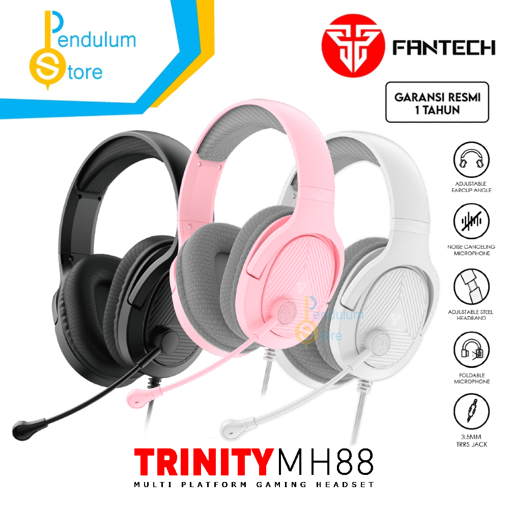 Fantech TRINITY MH88 Wired Headset Gaming Mobile Multi Platform / Fantech GO VIBE WH05 Bluetooth Wir