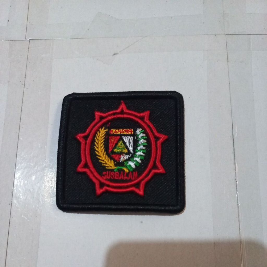 LOGO SUSBALAN BANSER BORDIR TIMBUL 3D