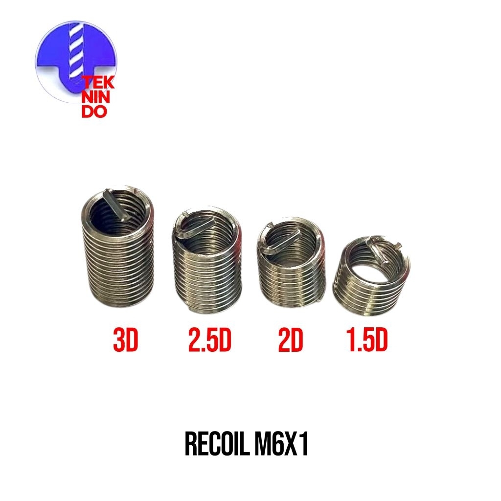 100pcs Recoil m6x1.0 3D recoil baut 10 bukan recoil baut kunci 12