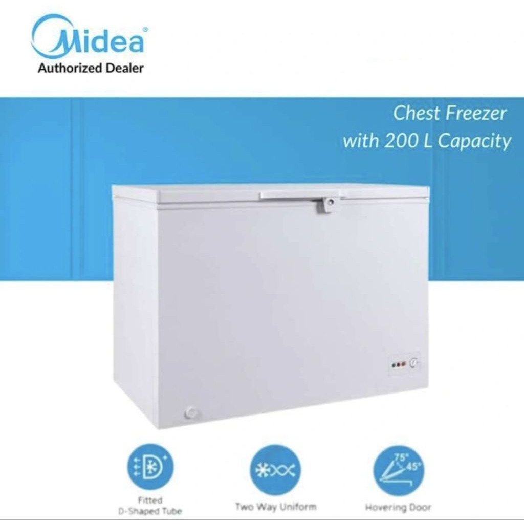 BOX FREEZER MIDEA 200LITER MDRC284 BOX FREEZER MIDEA 200 L MDRC 284 CHEST FREEZER MIDEA 200L