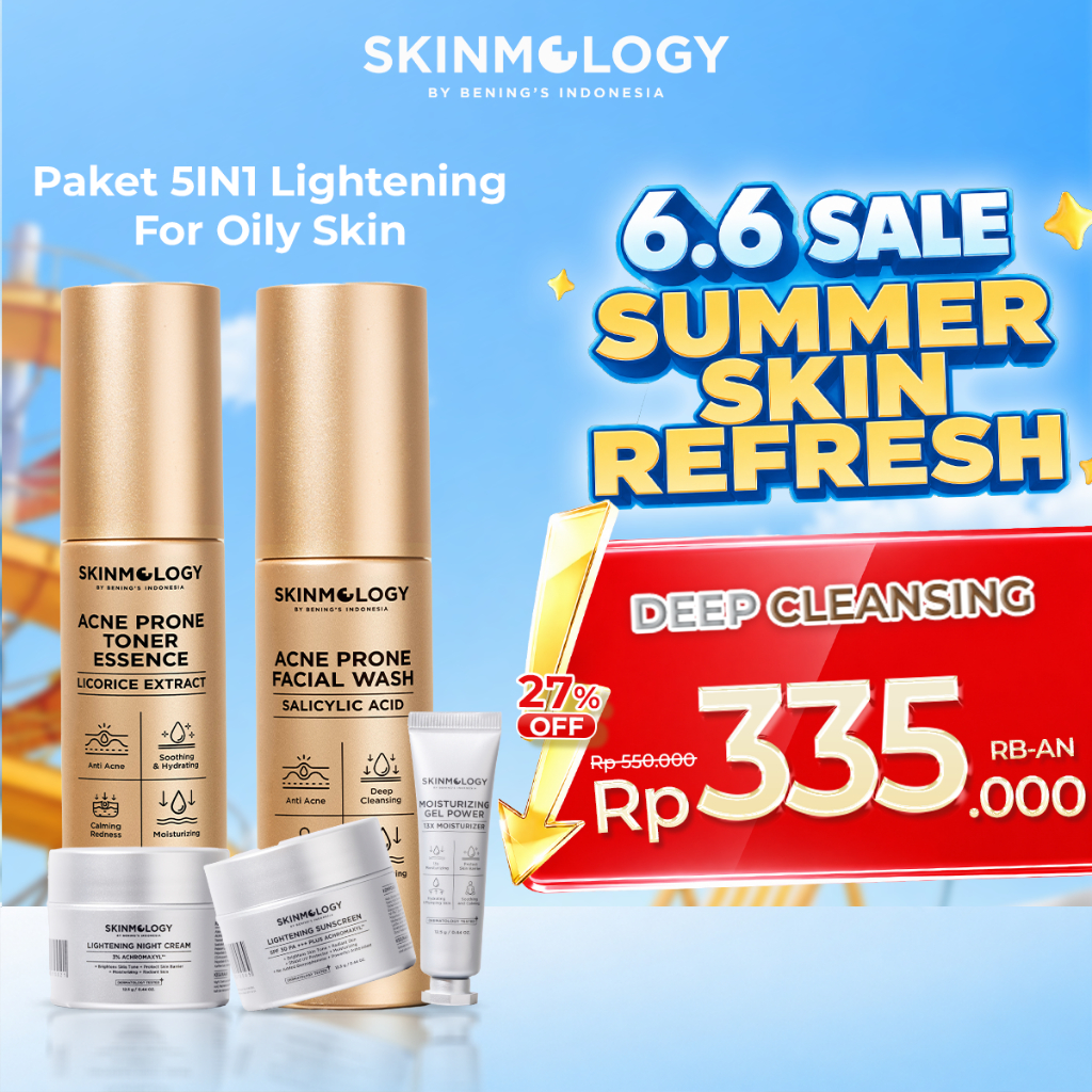 Skinmology By Bening's Clinic Indonesia - 5in1 Lightening for Oily Skin - Achromaxyl Salicylic Acid 