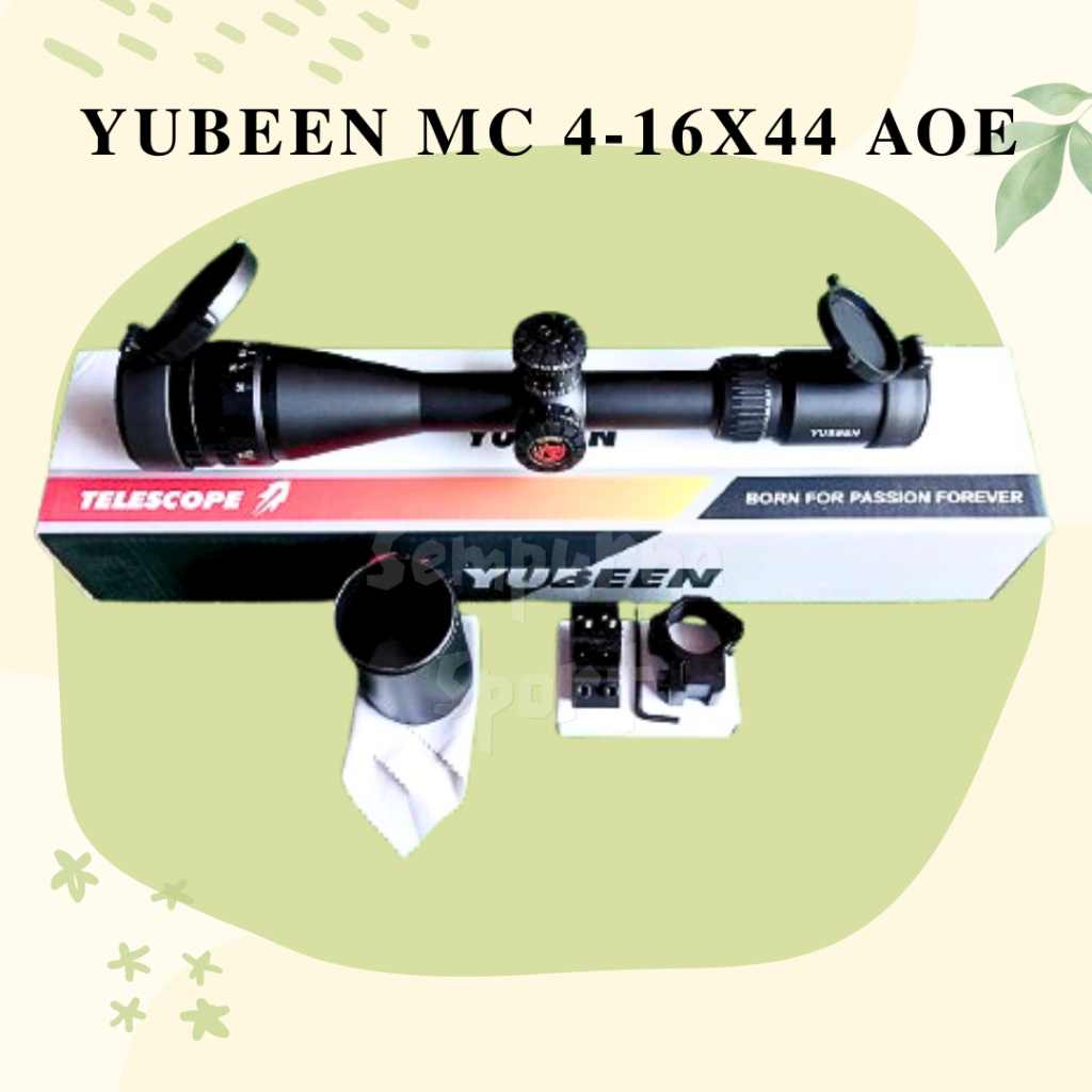 TELESKOP YUBEEN MC 4-16X44 AOE - TELESCOPE YUBEEN MC 4-16X44 AOE II TELESKOP TERLARIS