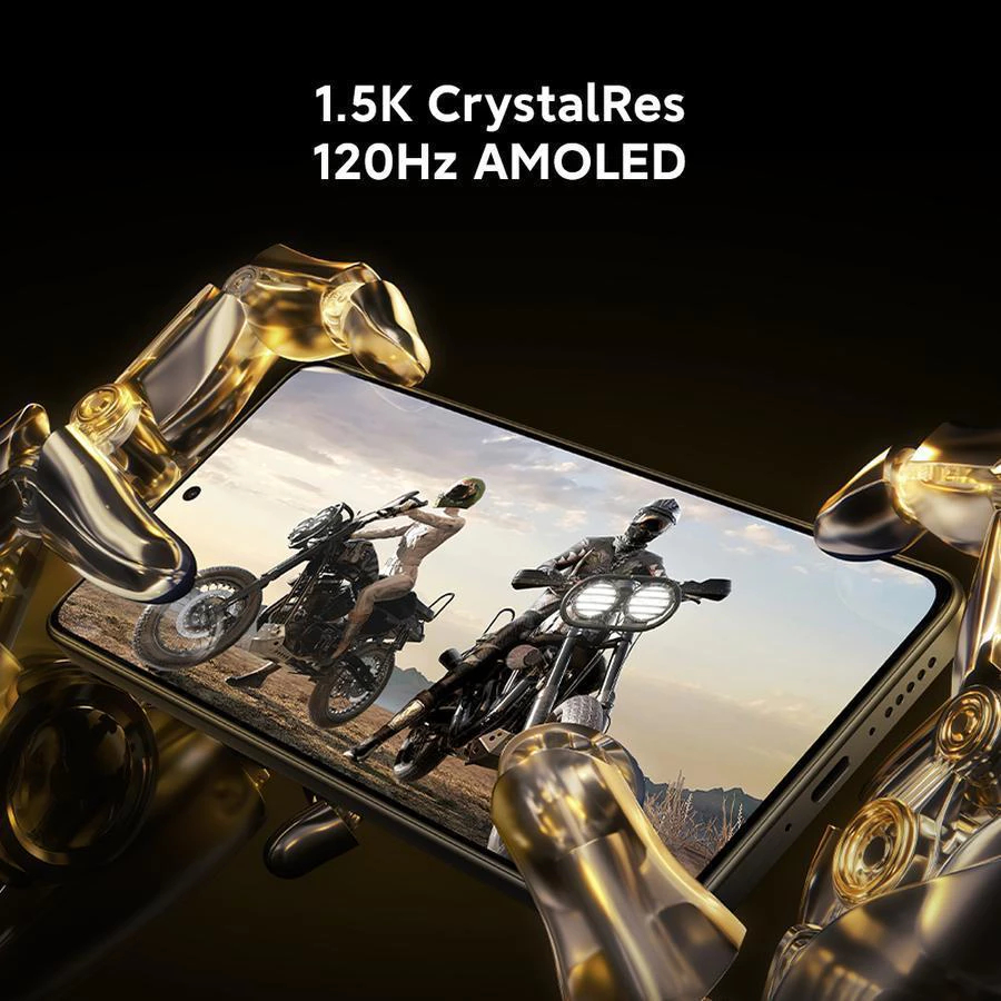 POCO X7 Pro (8GB+256GB) – 6000mAh Turbo Battery | 120Hz CrystalRes 1.5K AMOLED Display | Dimensity 8