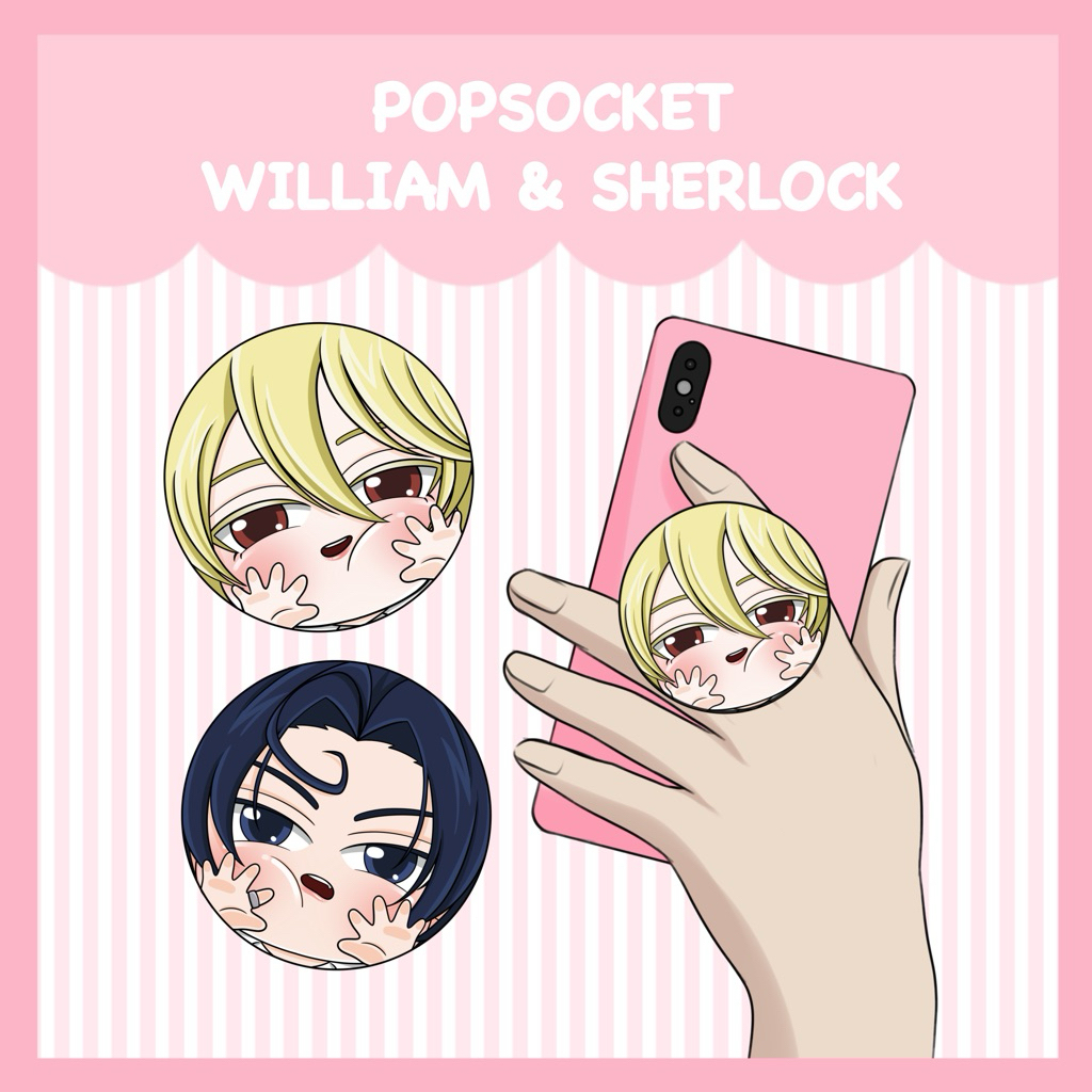 Popsocket Sherliam, William james moriarty, Sherlock holmes, Moriarty the patriot