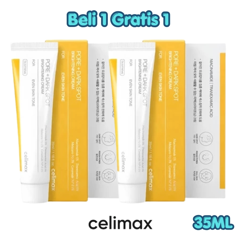 Beli 1 Gratis 1 | CELIMAX Pore + Dark Spot Brightening Cream 35ml  Celimax Dark Spot Cream / Celimax