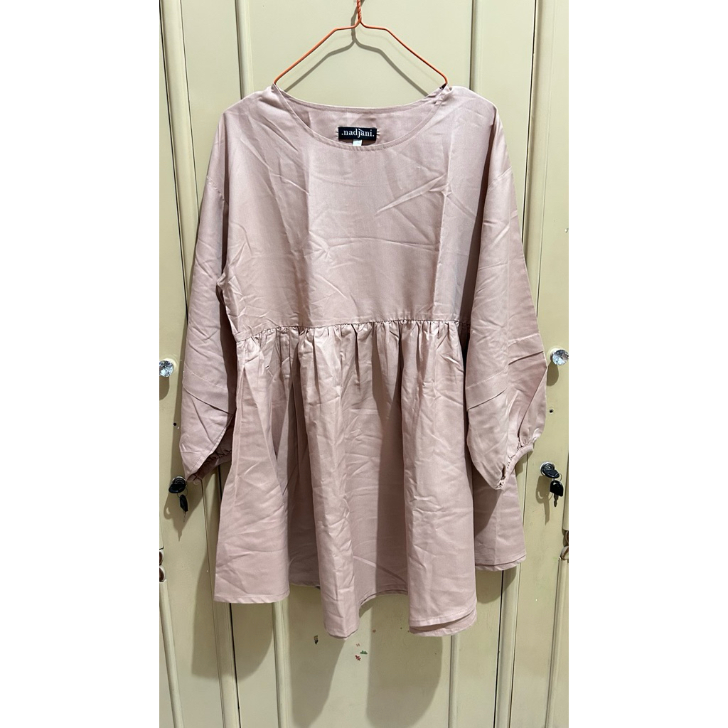 Preloved blouse Nadjani All Size Warna Dusty Pink