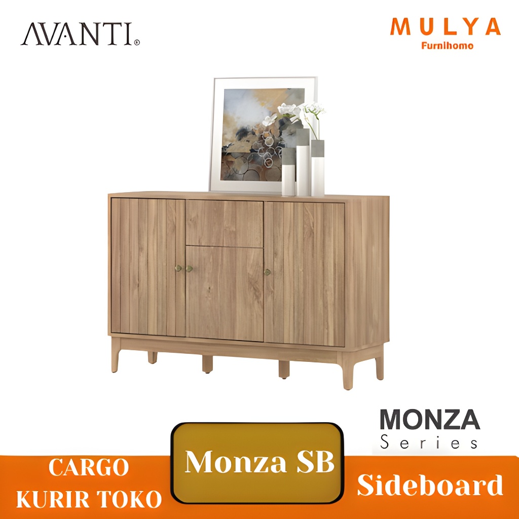 Lemari Buffet Minimalis Monza SB 120 | Credenza Serbaguna