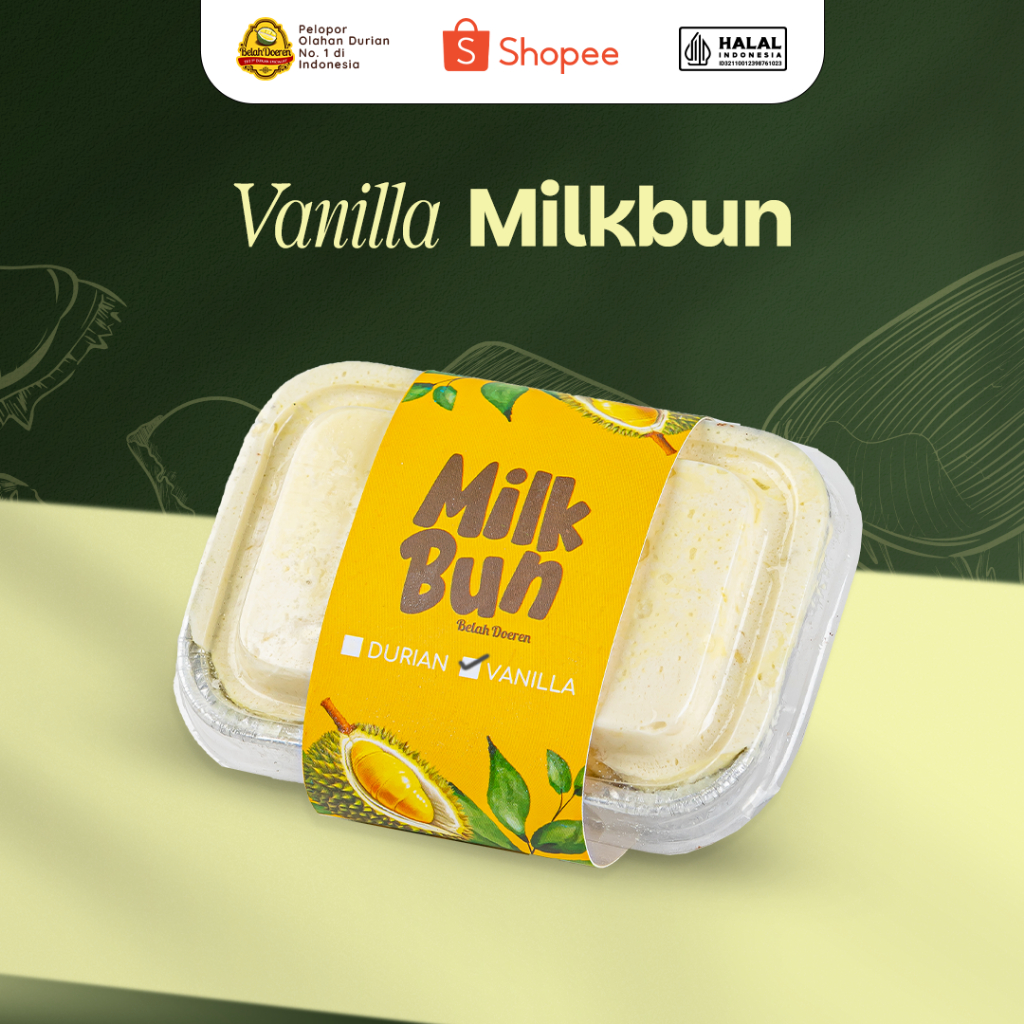 Vanilla Milk Bun - Belah Doeren
