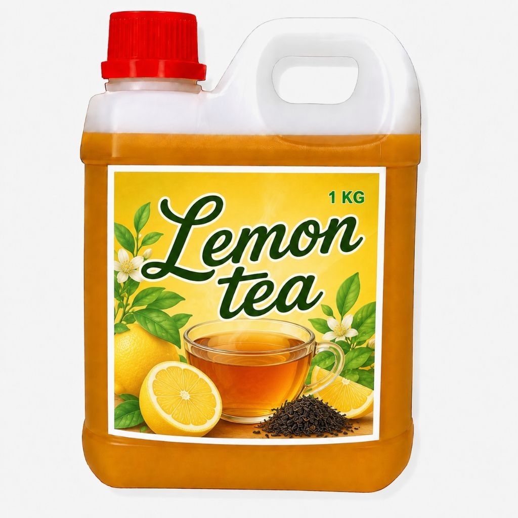Zar sirup rasa lemon tea gula asli