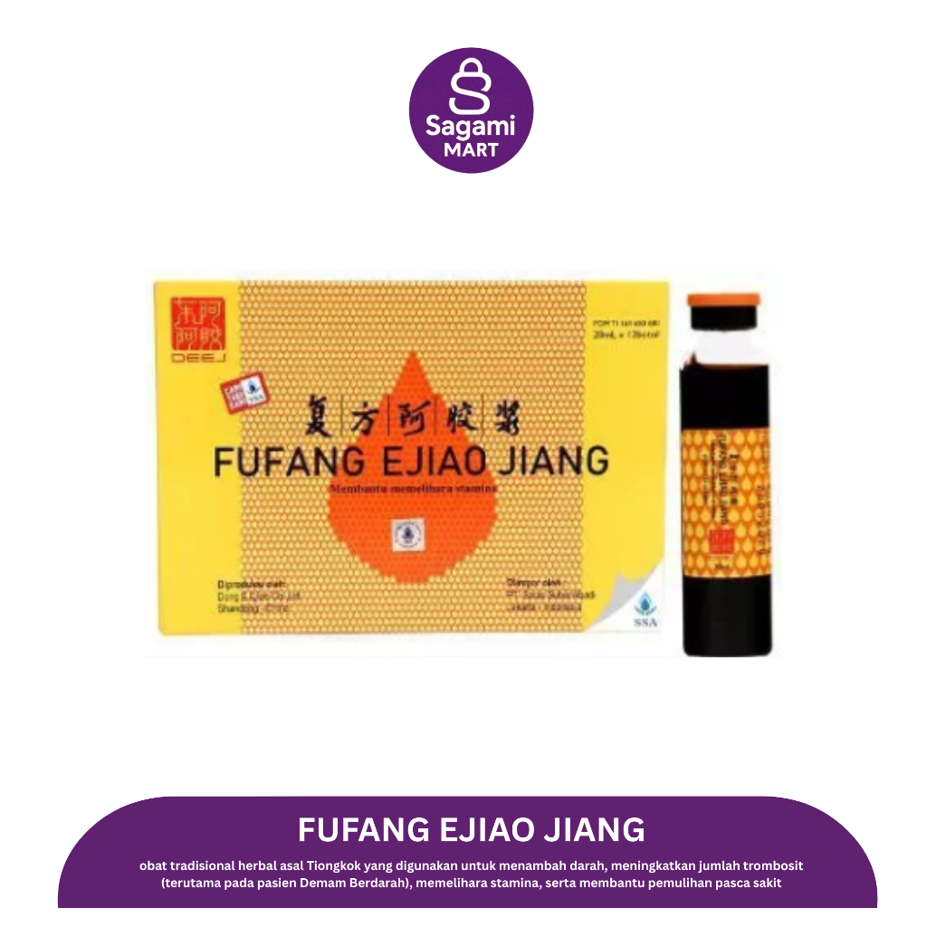 Fufang Ejiao Jiang Asli SSA 1 PCS - Obat Menaikkan Trombosit Obat Demam Berdarah DBD Halal BPOM ORI 