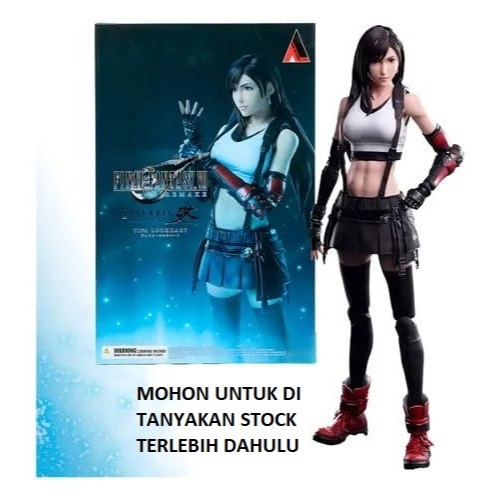 Action Figure Play Art Final Fantasy V11 Remake Tifa Lockhart Artikulasi Lengkap Recast