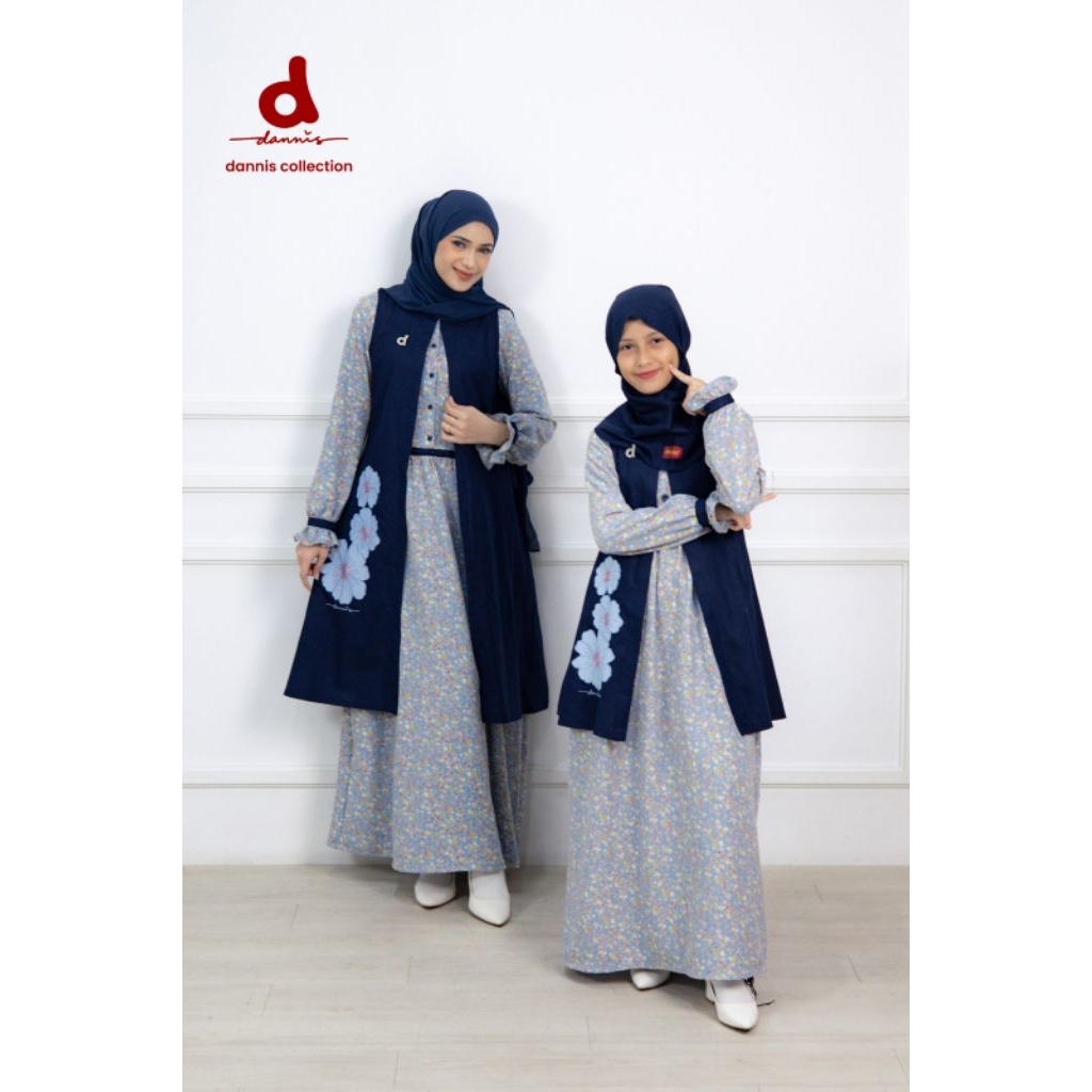 ABAYA DANNIS MOM & GIRL D'SALMA NAVY