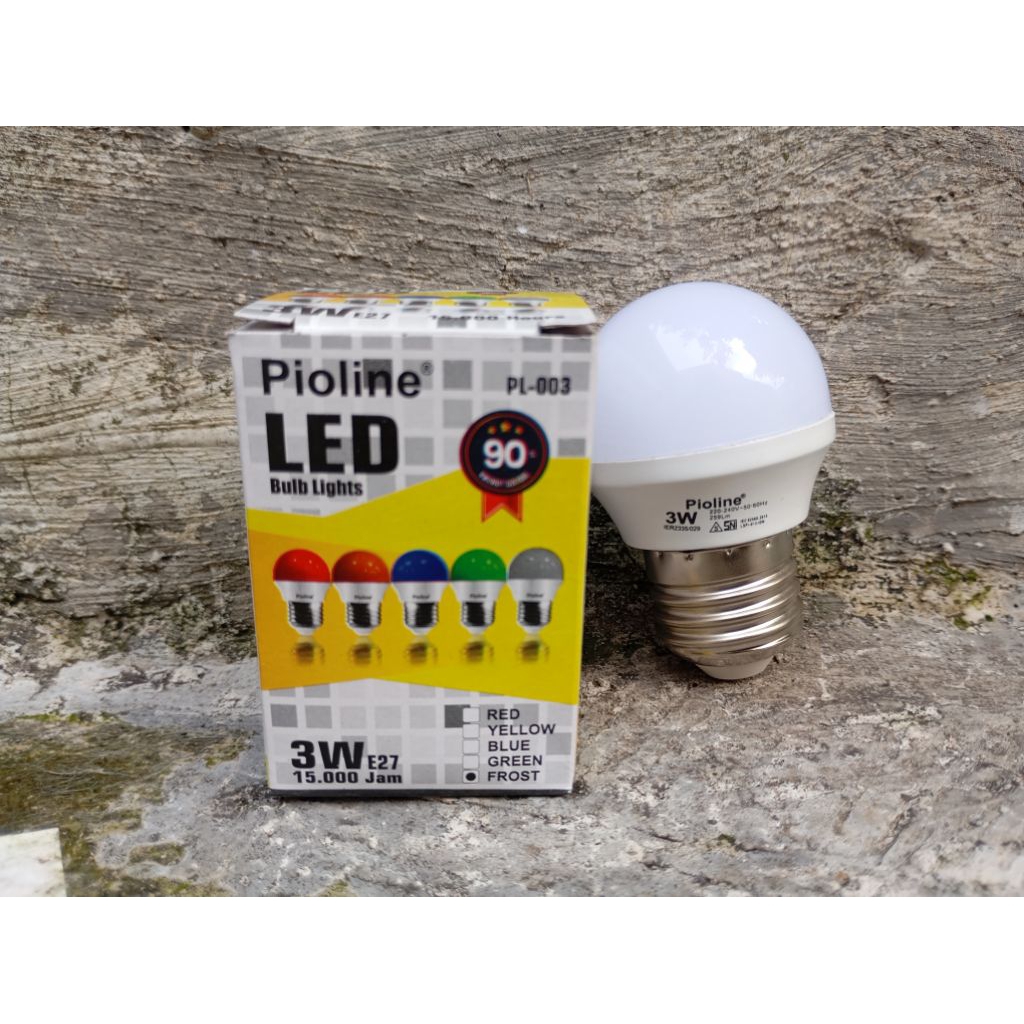 Pioline Lampu Bohlam Led Murah  3watt-Terlariss, Termurahh