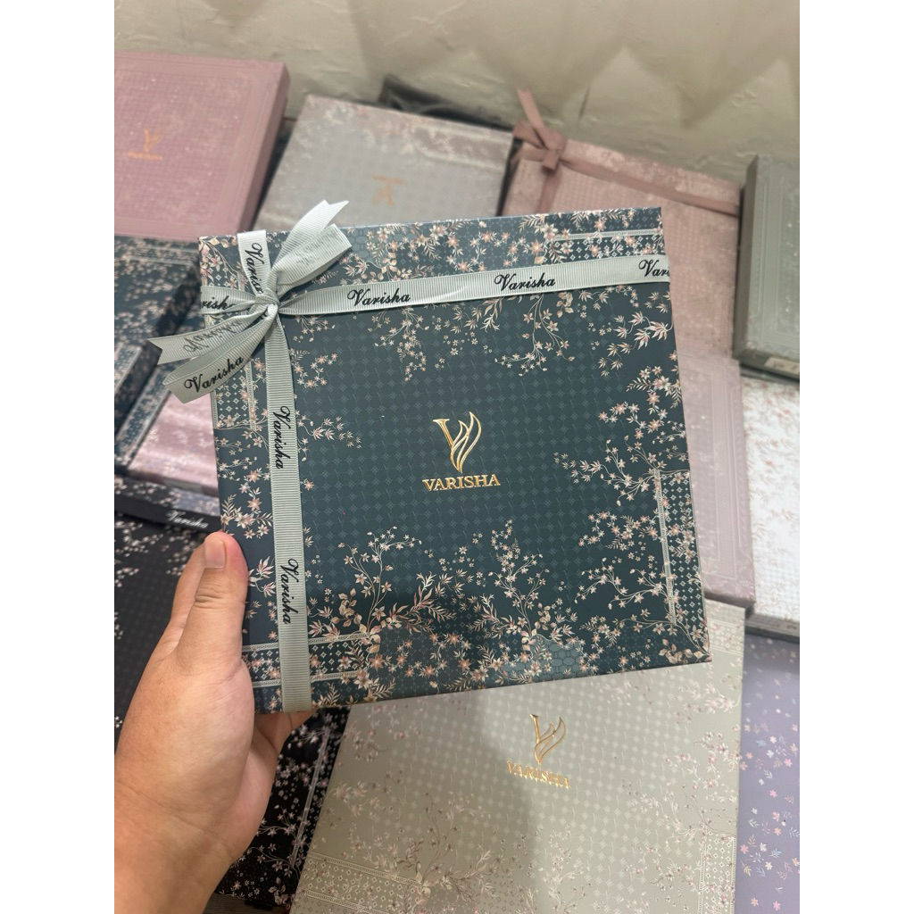 JILBAB VARISHA BOX MOTIF + BROS - ZAINHIJAB