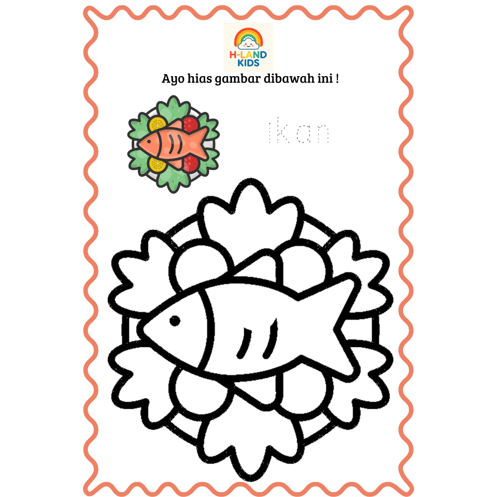 Wroksheet Kolase Anak Tema Kebutuhanku 10 Lembar | Lembar Kerja Edukatif PAUD & TK | Fun Learning | 