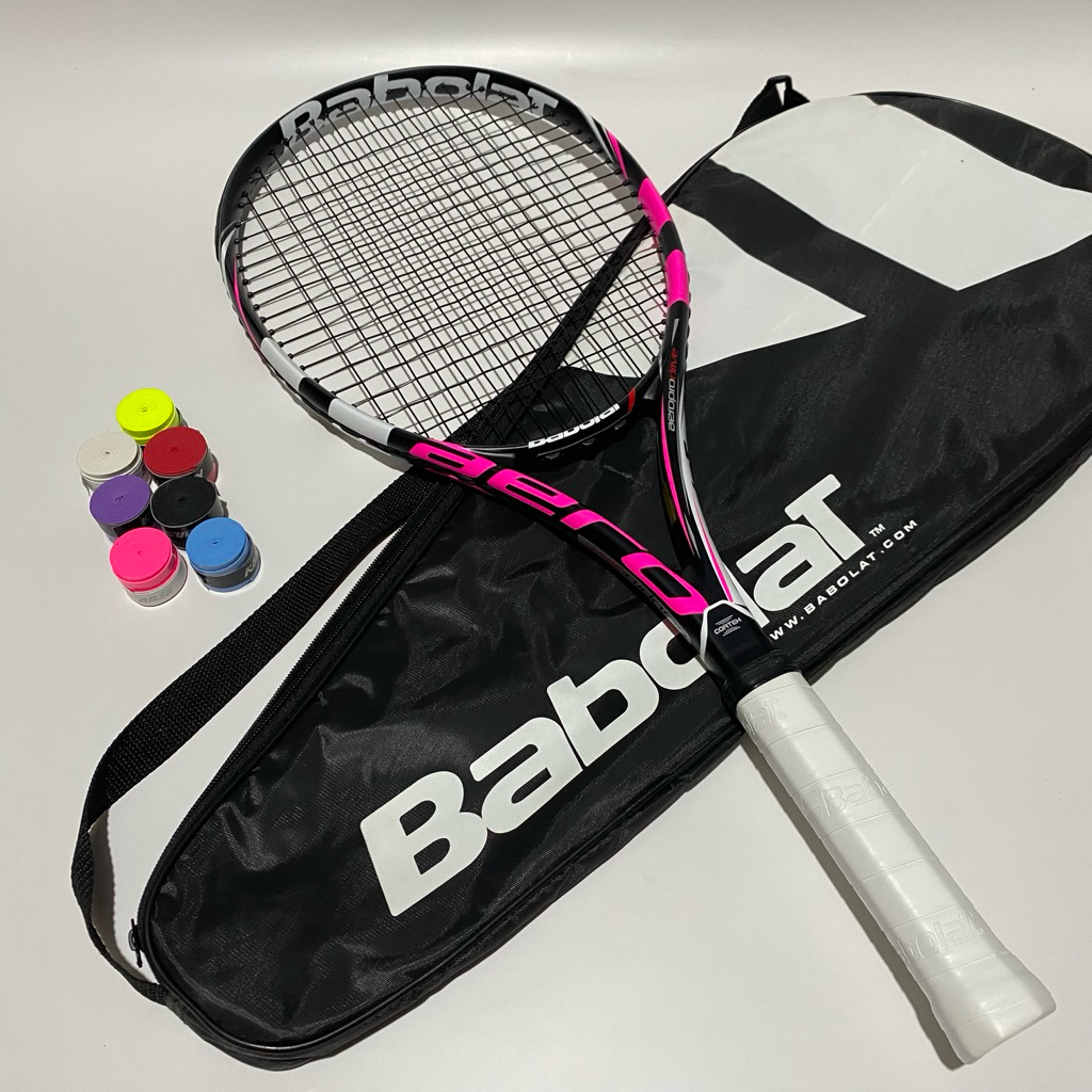 raket tenis new babolat aero pro drive carbon import premium high quality siap pakai
