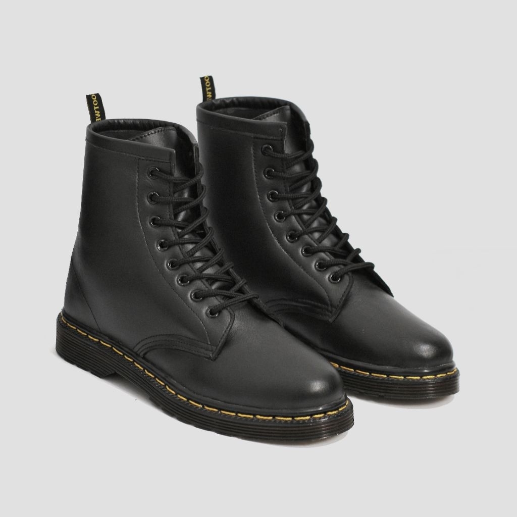 NYKRMN - FIRLO (KULIT ASLI) Sepatu Boots Docmart Pria Kulit Asli