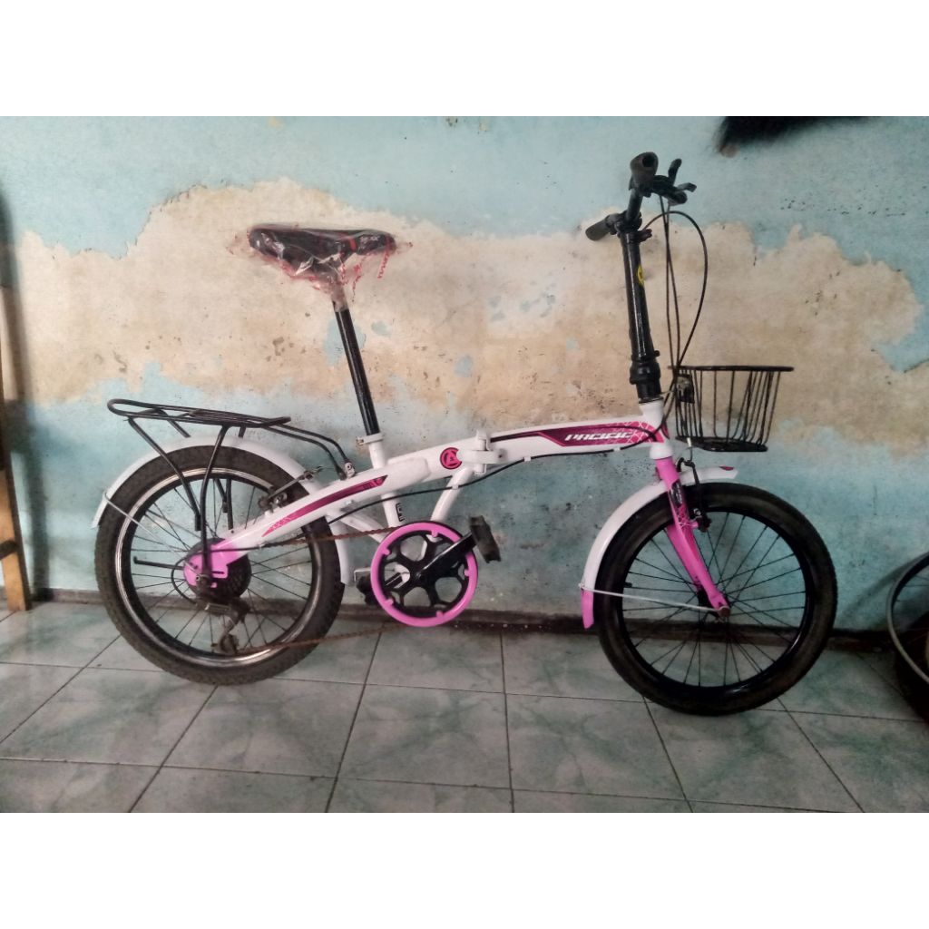sepeda lipat cat ulang custom pacific ukuran 20