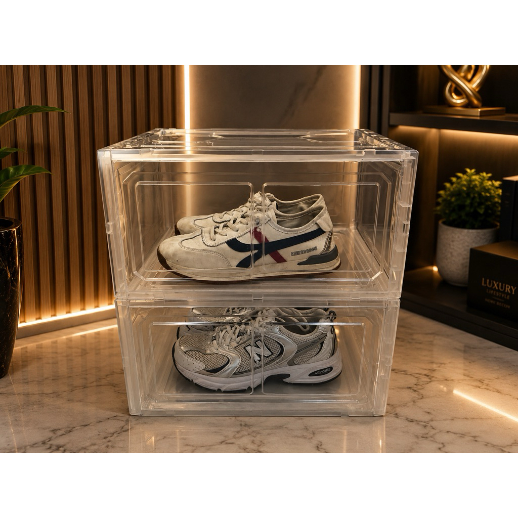 Box plastik sepatu / Rak sepatu / Box sepatu