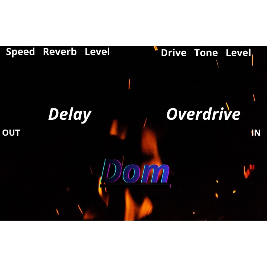 Efek Gitar OverdriveDelay