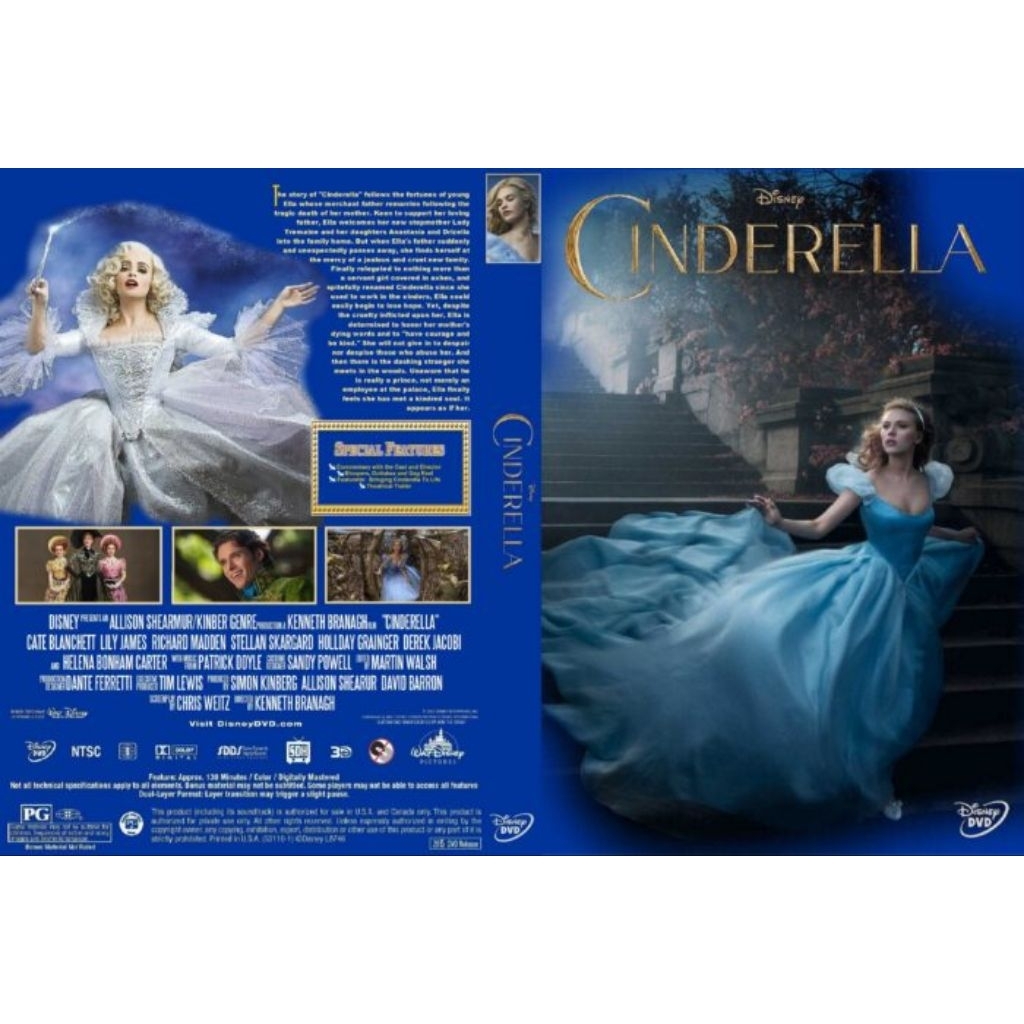 KASET DVD DISNEY CINDERELLA