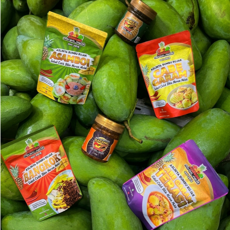 Paket Rujak Buah Mangga Kiojay + Bumbu Rujak