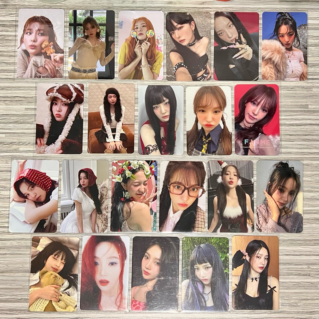 Official PC / Photocard RED VELVET Irene Seulgi Wendy Joy Yeri