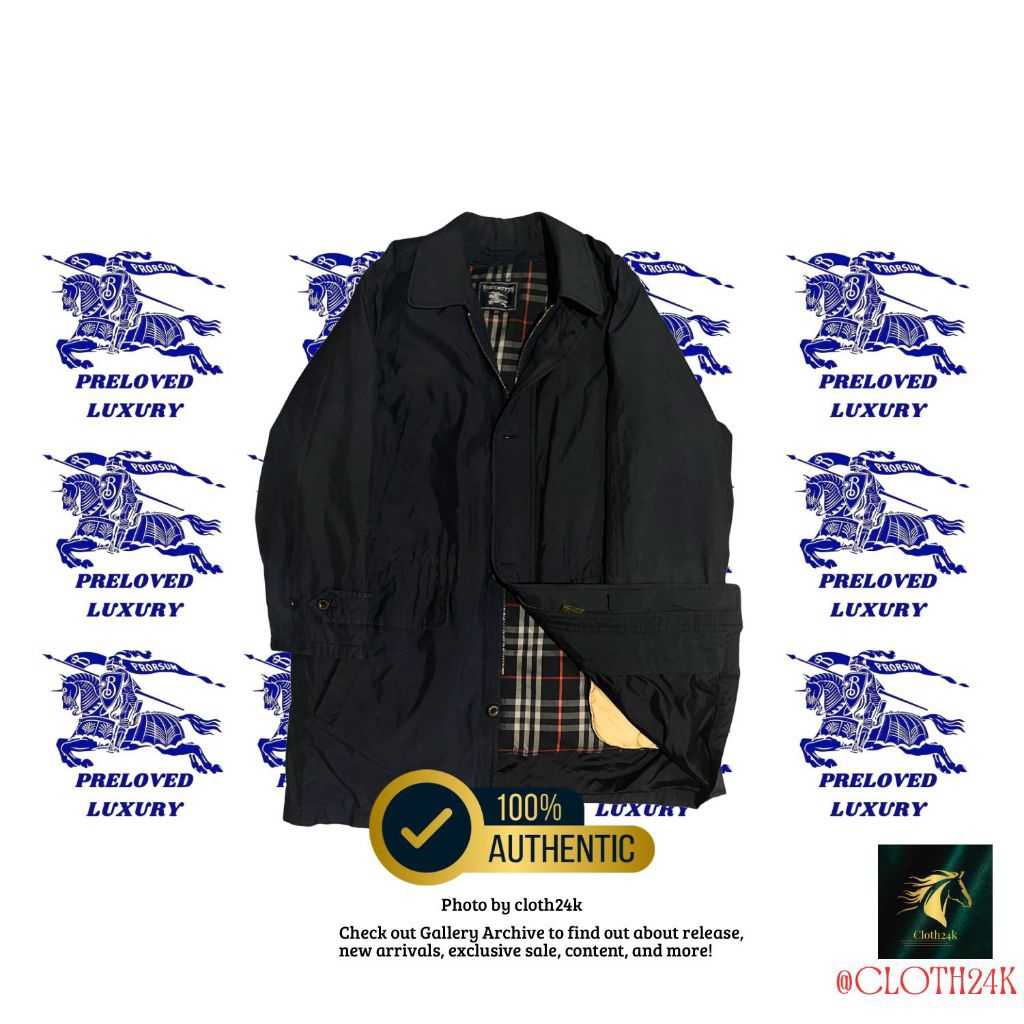 b*berry - jacket coat harrington second brand branded luxury old money style vintage