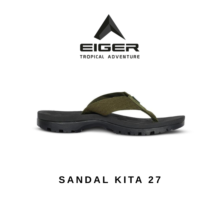 PROMO SPESIAL EIGER BHARDEV PINCH SOLE BLACK SANDALS PRIA TERBARU 2026 SANDAL MURAH KEREN BISA COD