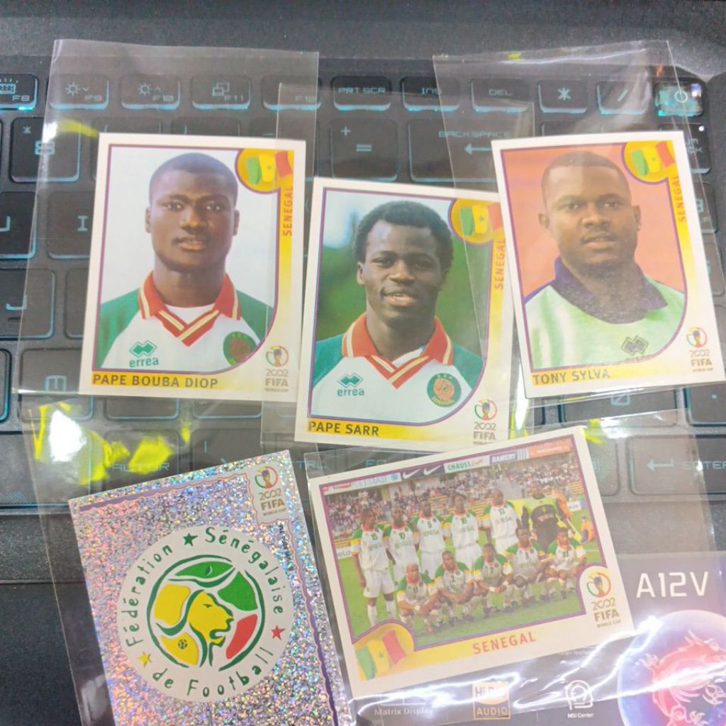 sticker bola panini world cup 2002 Senegal