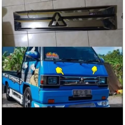 gril bemper depan gril l 300 euro 4 ful chrome original